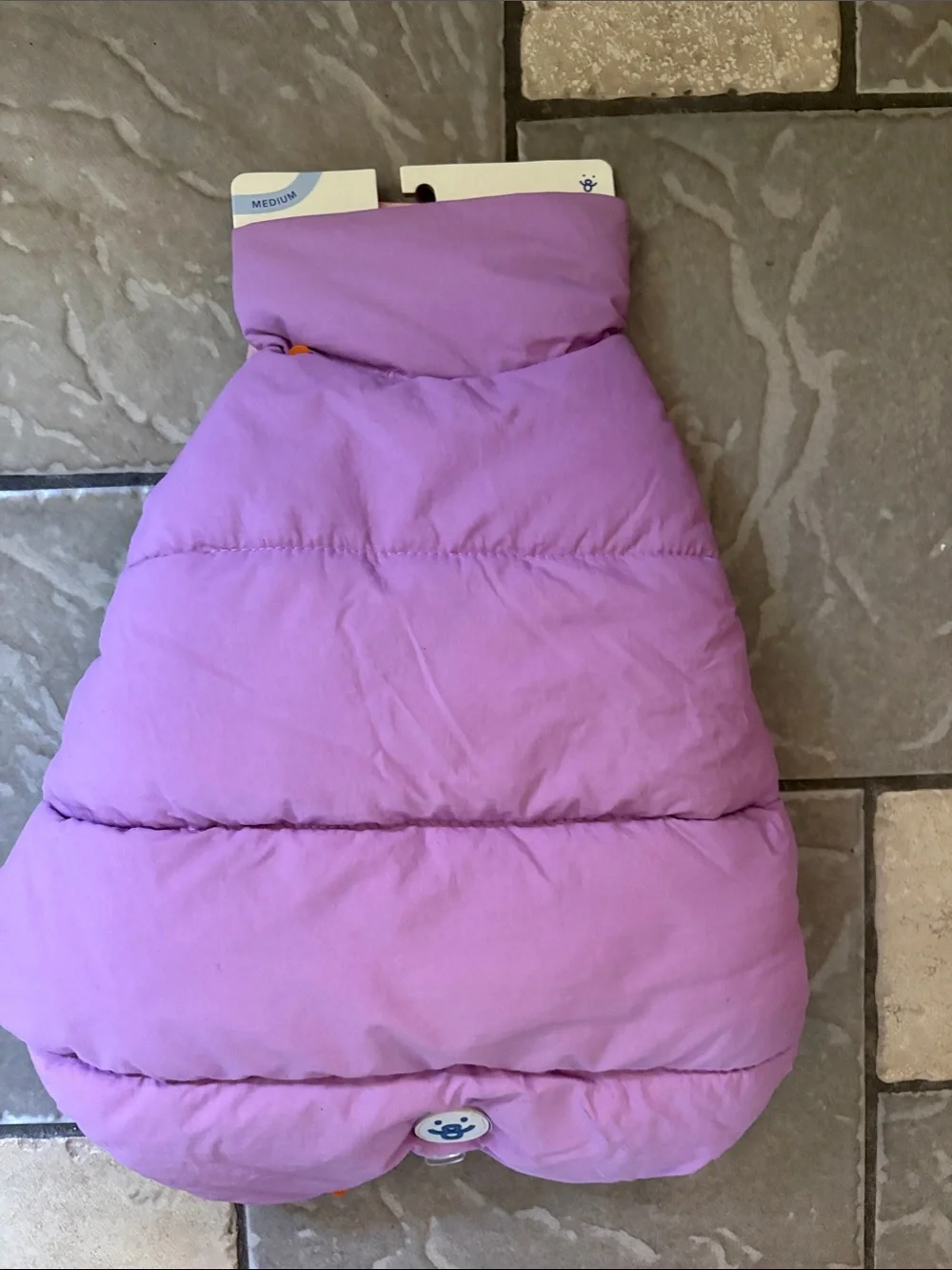 New OODLES purple/pink puffer jacket for dog dog clothing